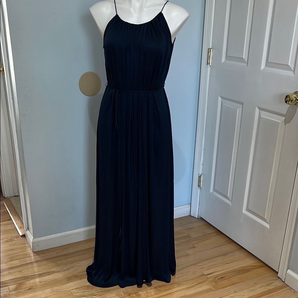 Elegant Navy Maxi Dress